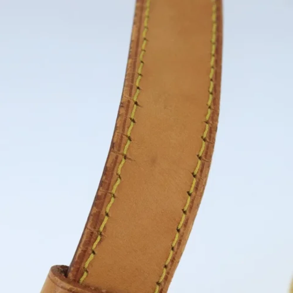 Louis Vuitton Vintage Pre-owned Leather belts Beige Dames