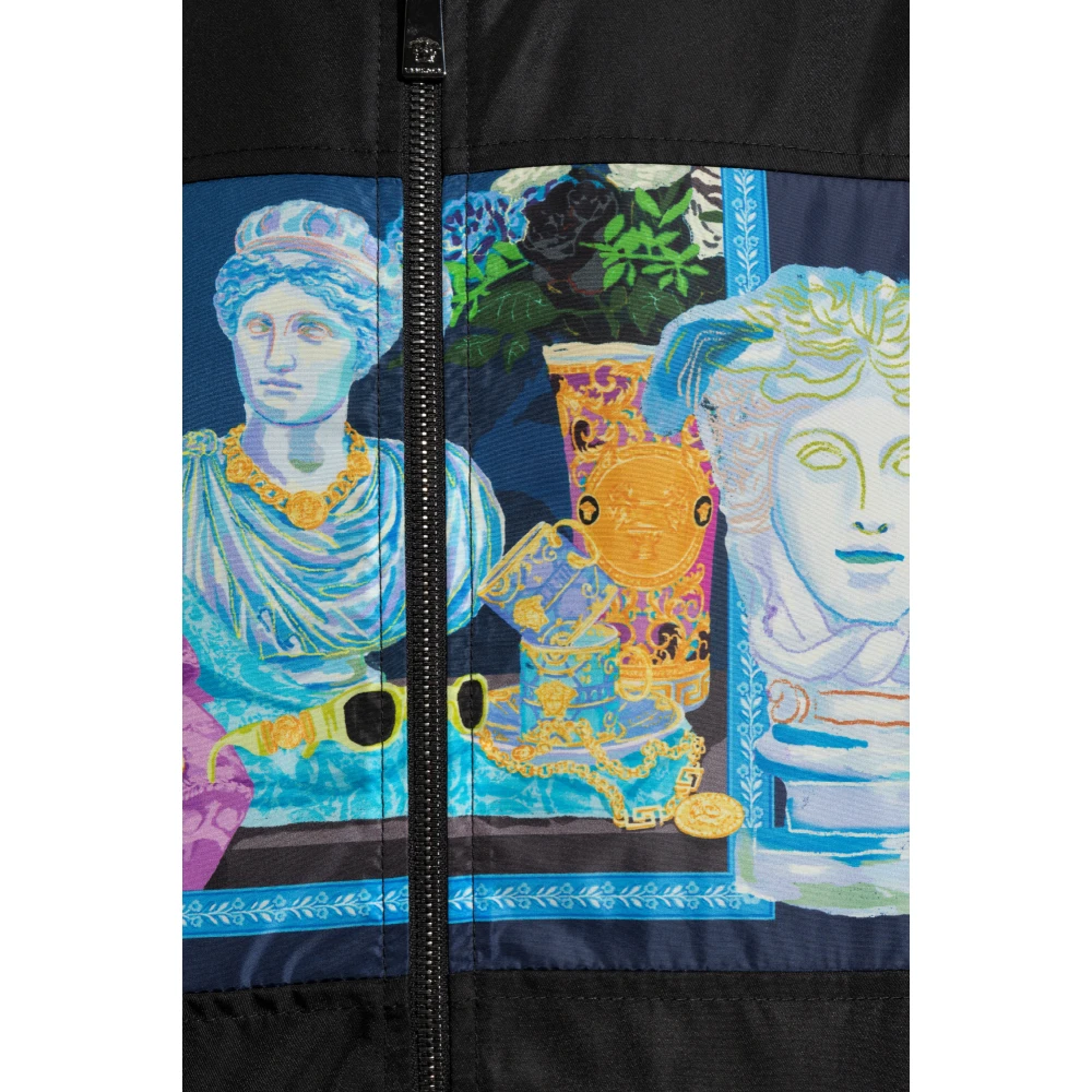 Versace Capuchonjas Black Heren
