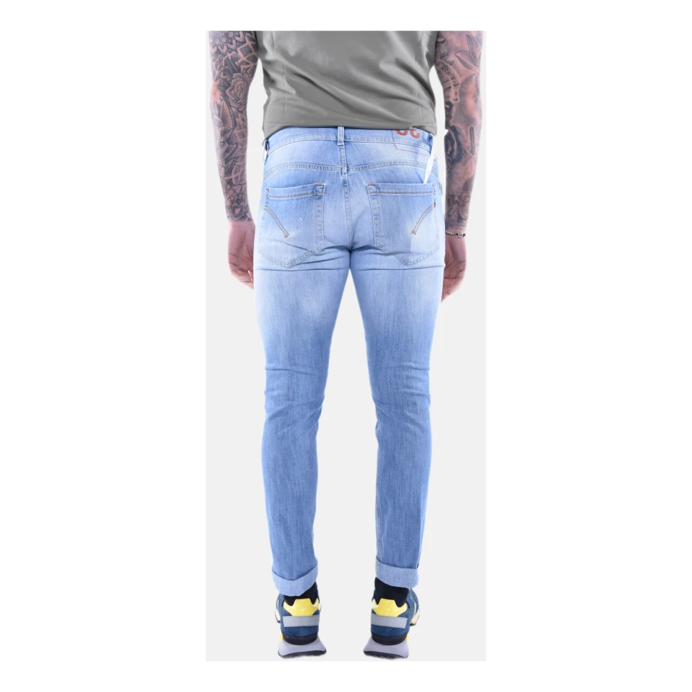 Dondup Skinny Fit Denim Jeans Blue Heren