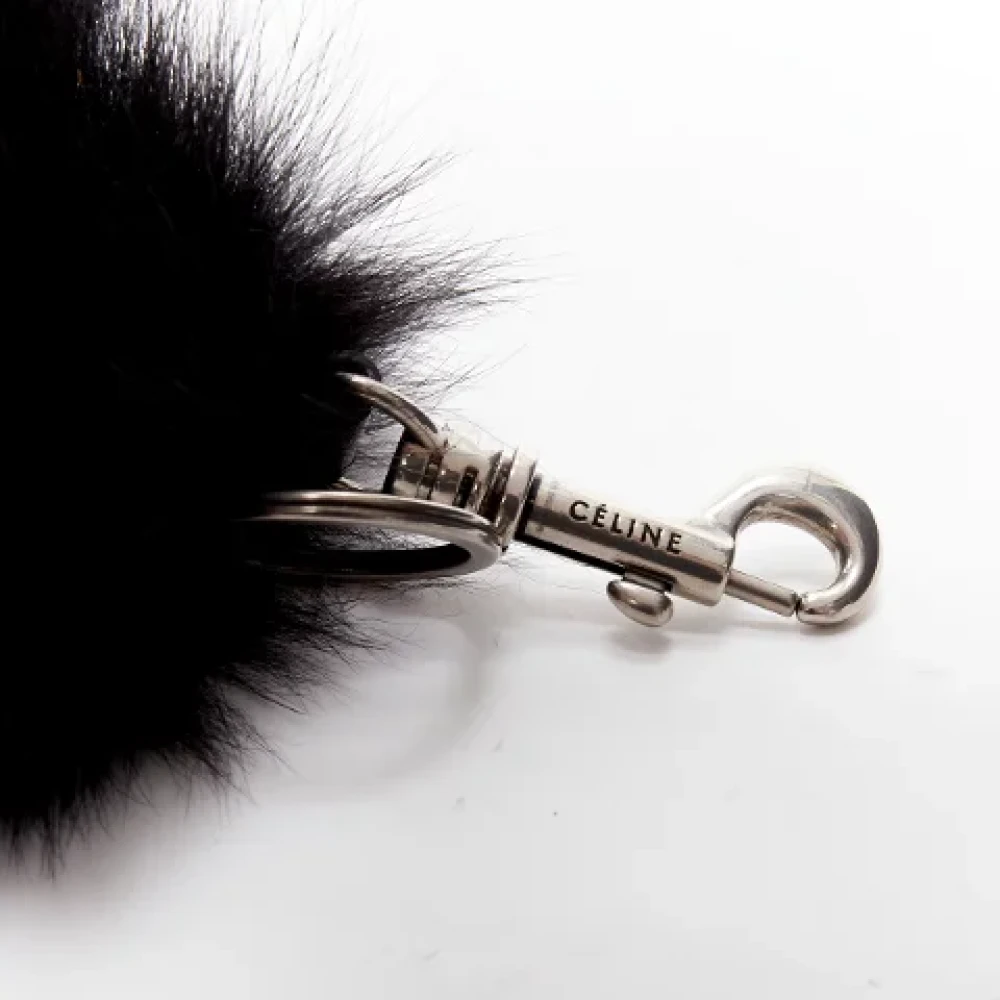Celine Vintage Pre-owned Fur key-holders Black Dames
