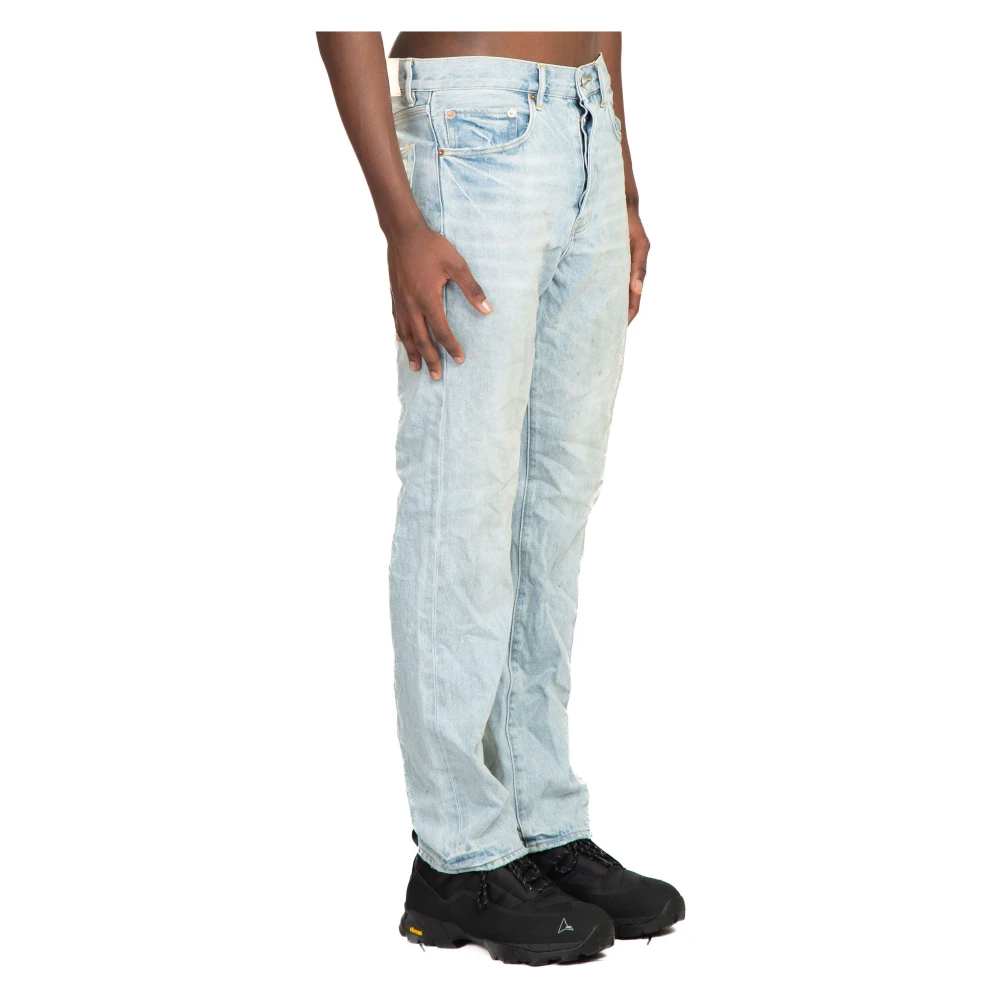 Purple Brand Vintage Straight Jeans in Indigo Blue Heren