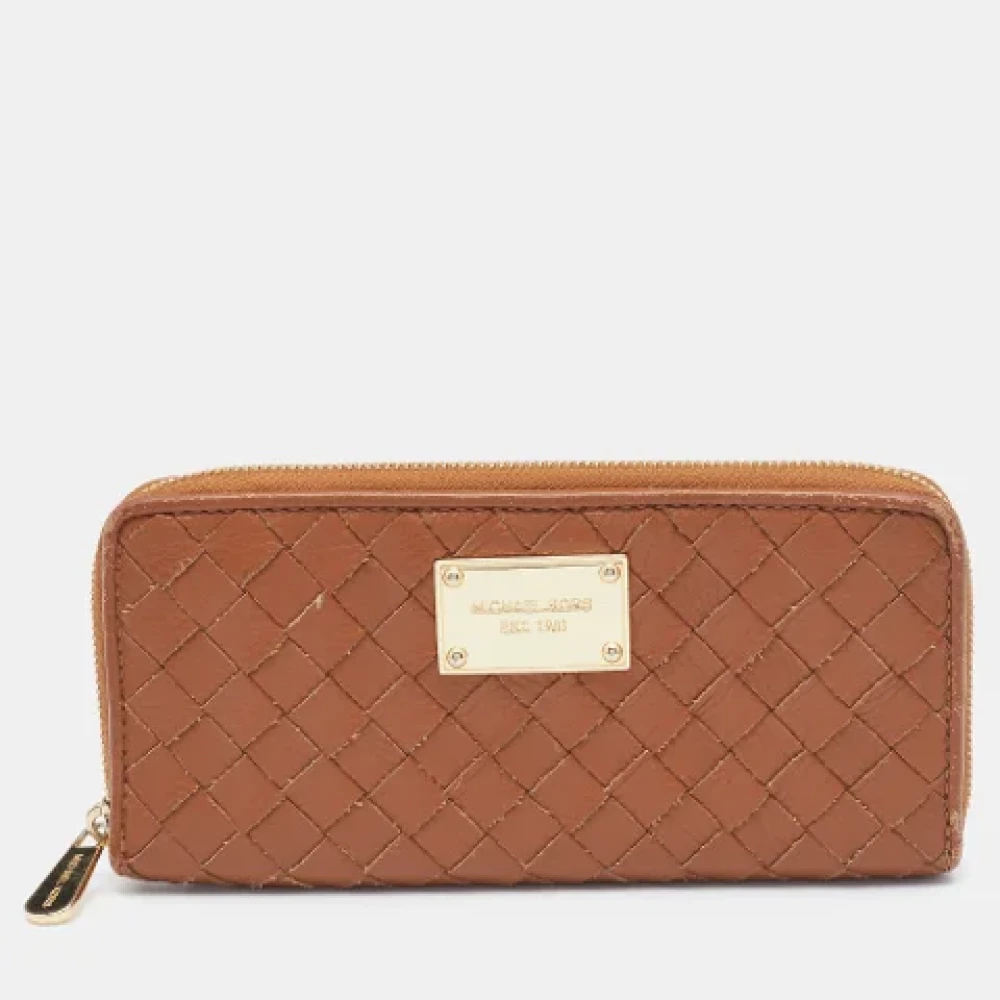Michael Kors Pre-owned Leather wallets Beige Dames