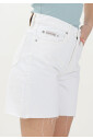 shorts-en-denim-blanc-classique-ourlet-effiloche