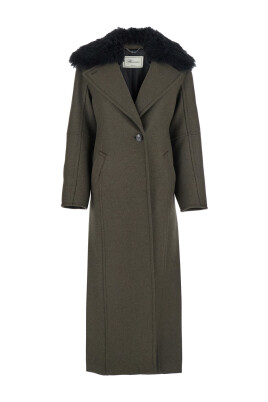 manteau-vert-en-laine-avec-revers-classique