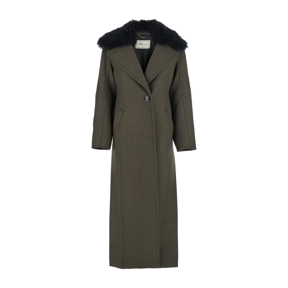 Coats > Single-Breasted Coats - - Blumarine - Modalova