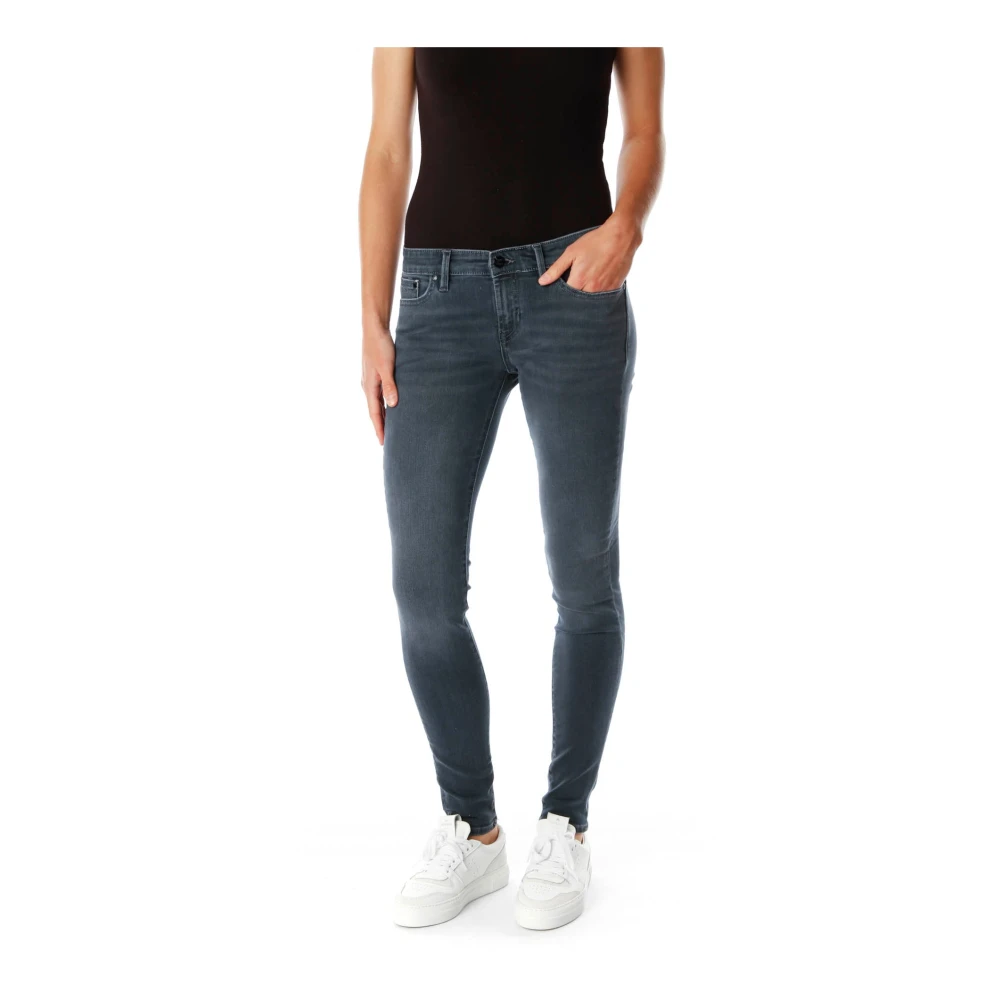 Denham Skinny Jeans Gray Dames