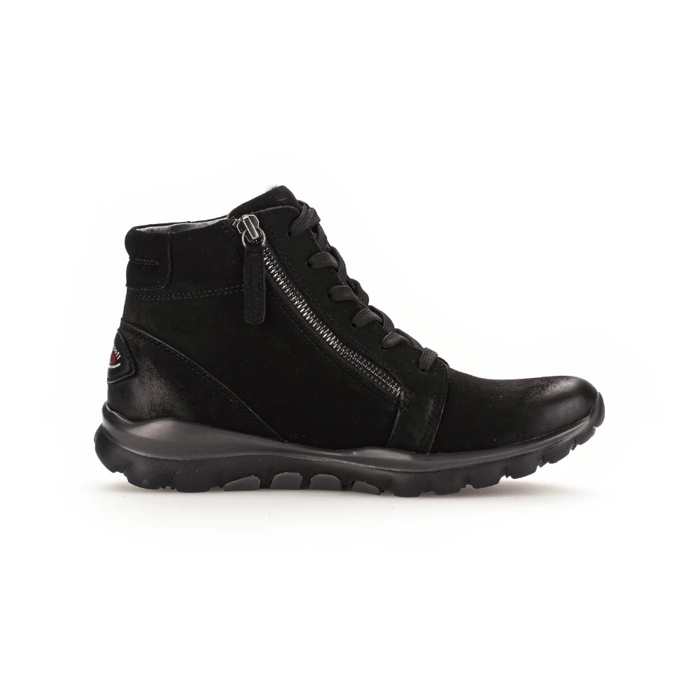 Gabor Rollingsoft Dames Wandelsneaker High Dames Schoenen Zwart