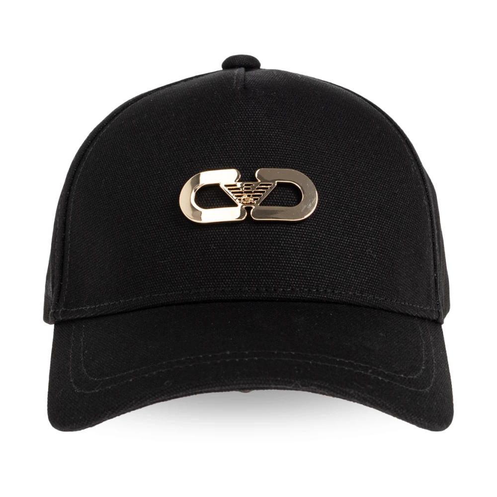 Emporio Armani Svart Keps Med Skärm
