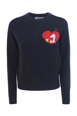 Blå Peanuts Damtröja
