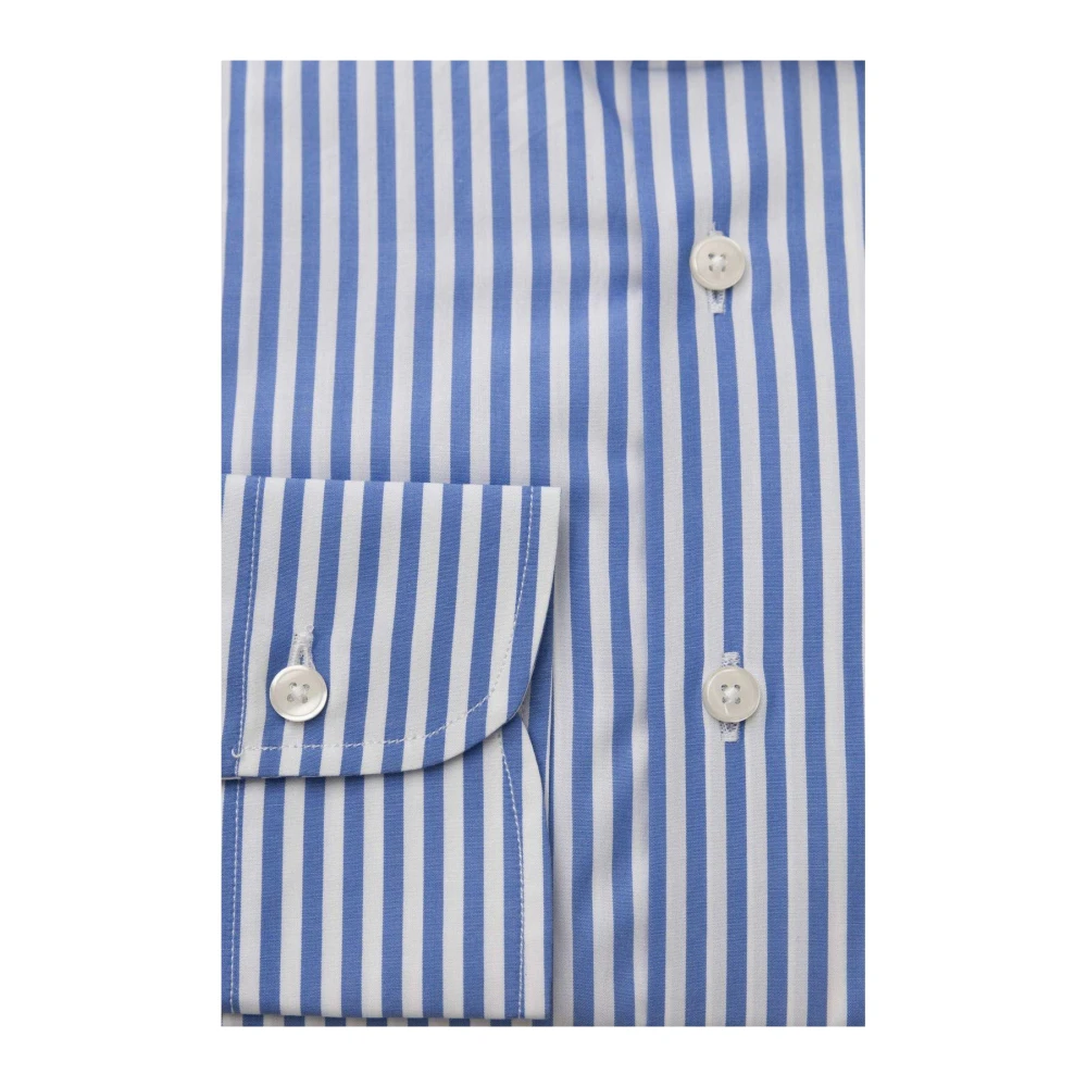 Bagutta Franse Kraag Overhemd Elegant en veelzijdig Blue Heren