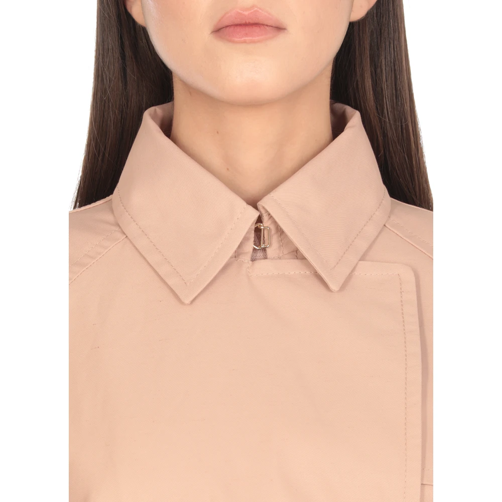Fay Roze dubbelrijige trenchcoat Pink Dames
