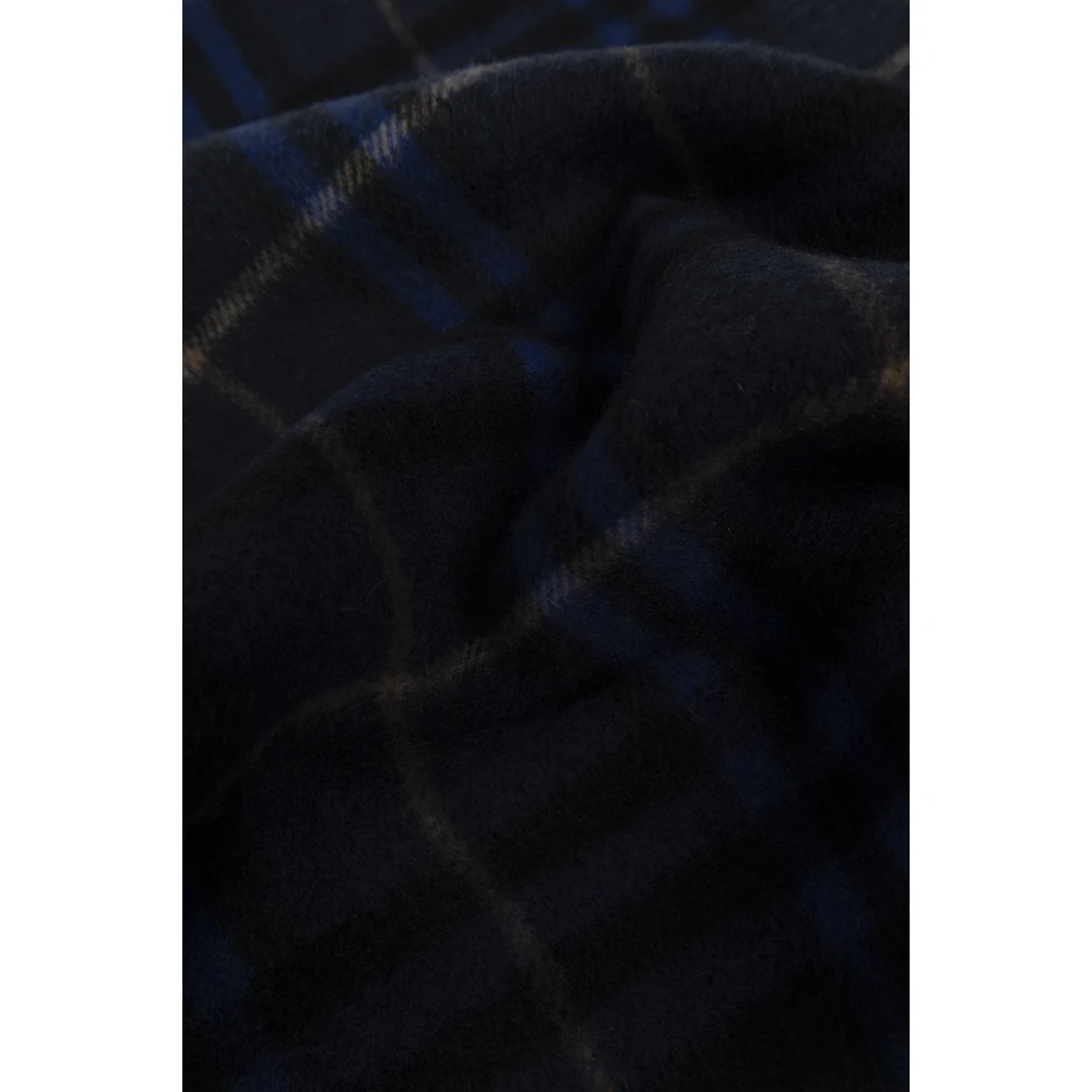 Burberry Kasjmier sjaal met ruitpatroon Blue Unisex