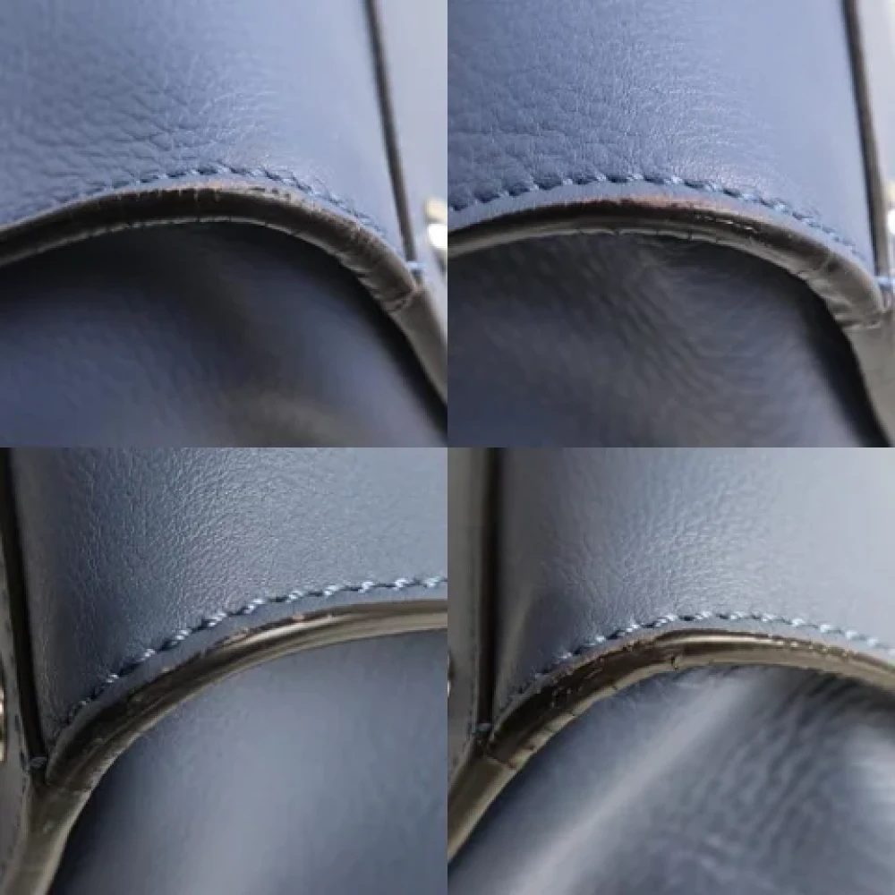 Fendi Vintage Pre-owned Leather fendi-bags Blue Dames