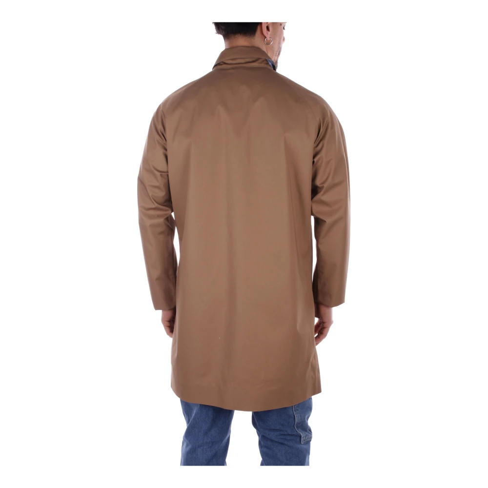 Barbour Single-Breasted Coats Brown Heren