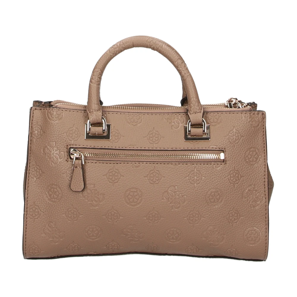 Guess Bruine Handtas Cresidia Status Satchel Brown Dames