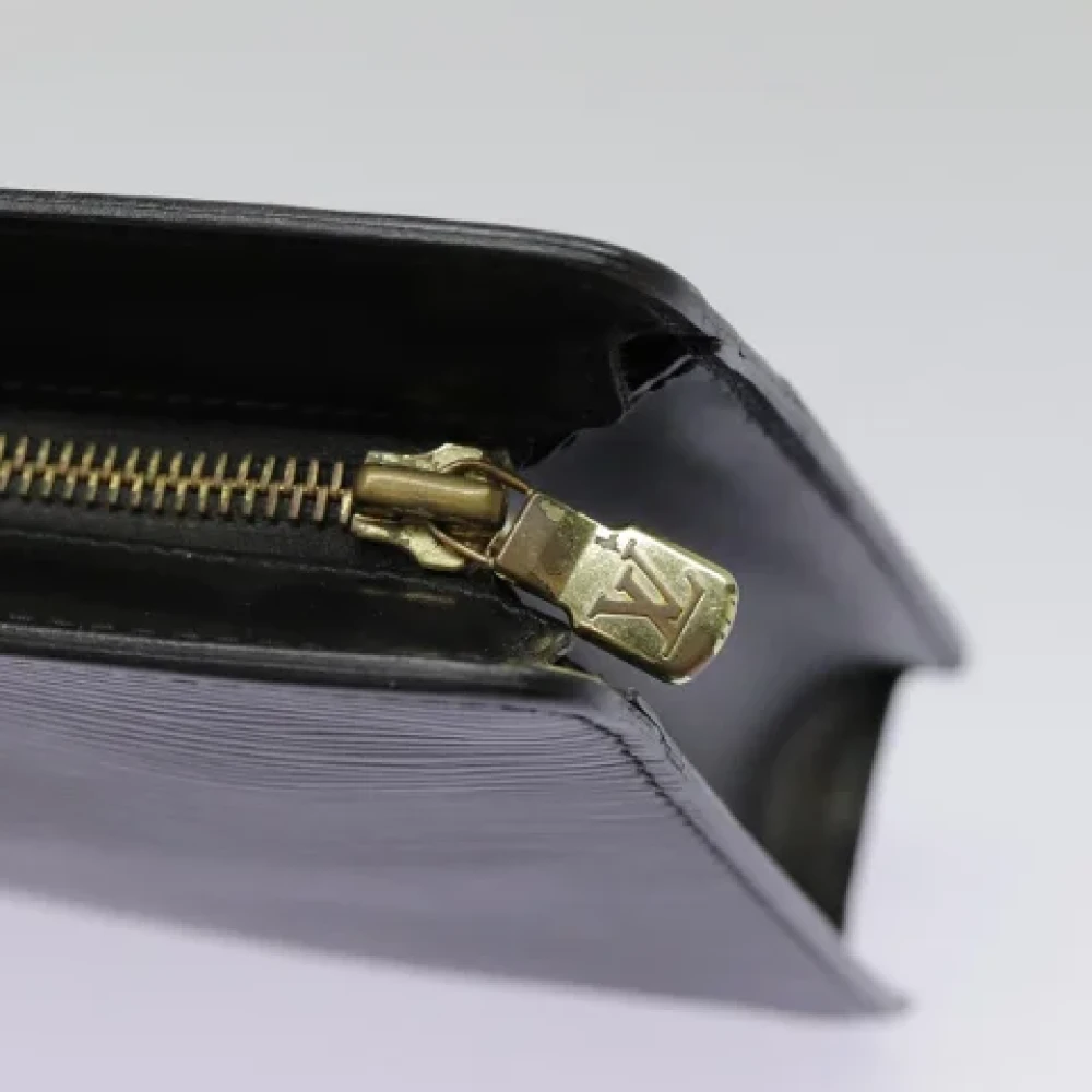 Louis Vuitton Vintage Pre-owned Leather clutches Black Dames