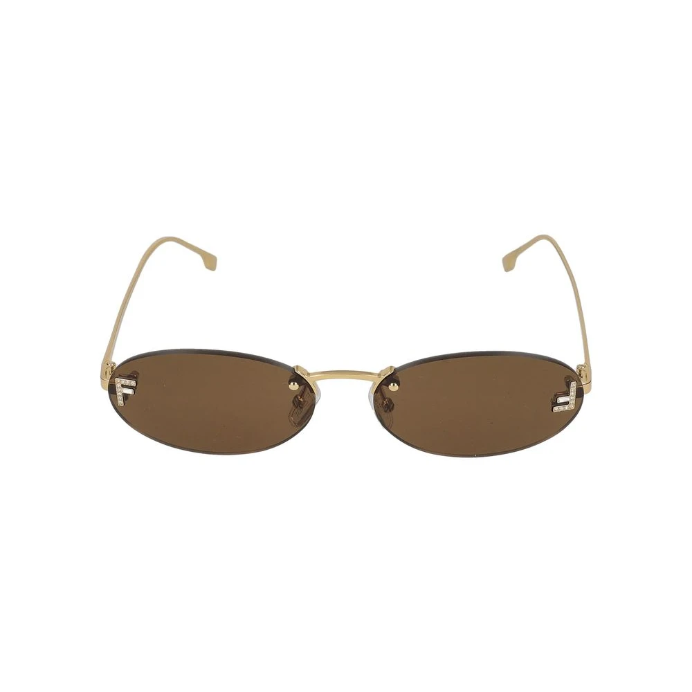 Fendi Unisex Yellow Sunglasses, 54 Mm, Stylish Sunglasses With Upc Code