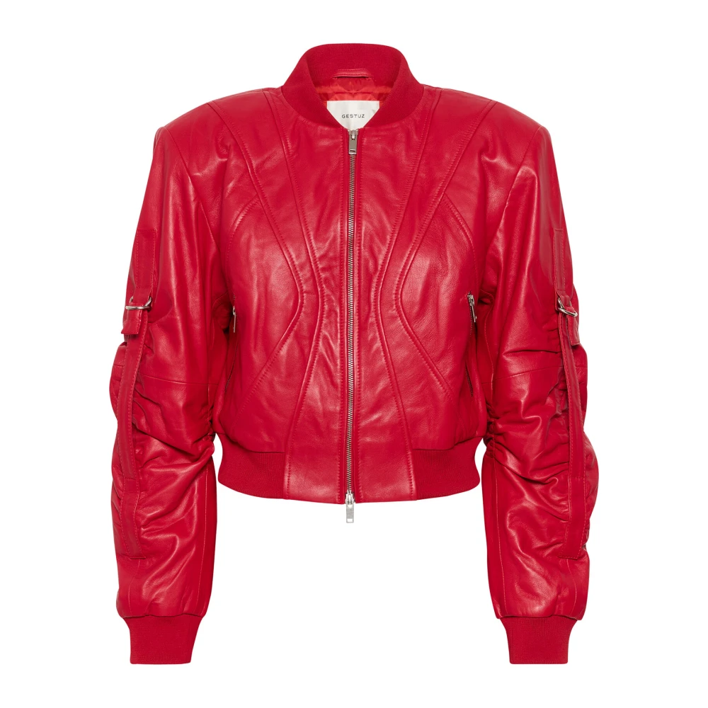 Jackets > Leather Jackets - - Gestuz - Modalova