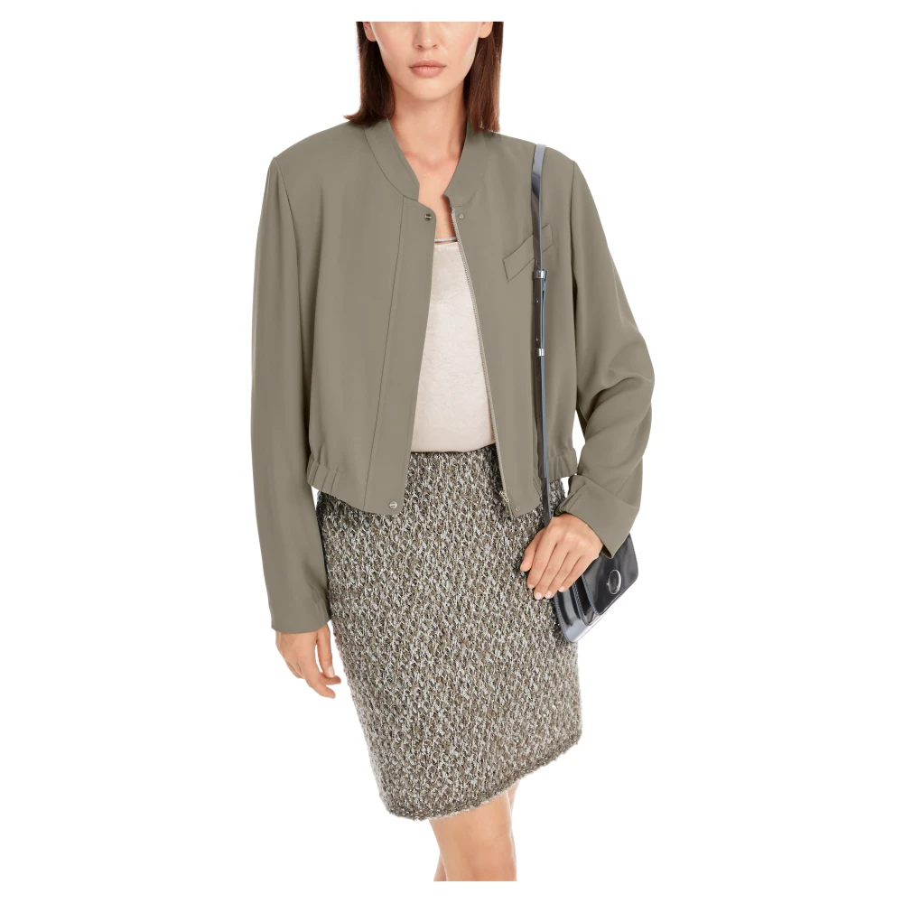 Marc Cain Flowing Blouson Jack Green Dames