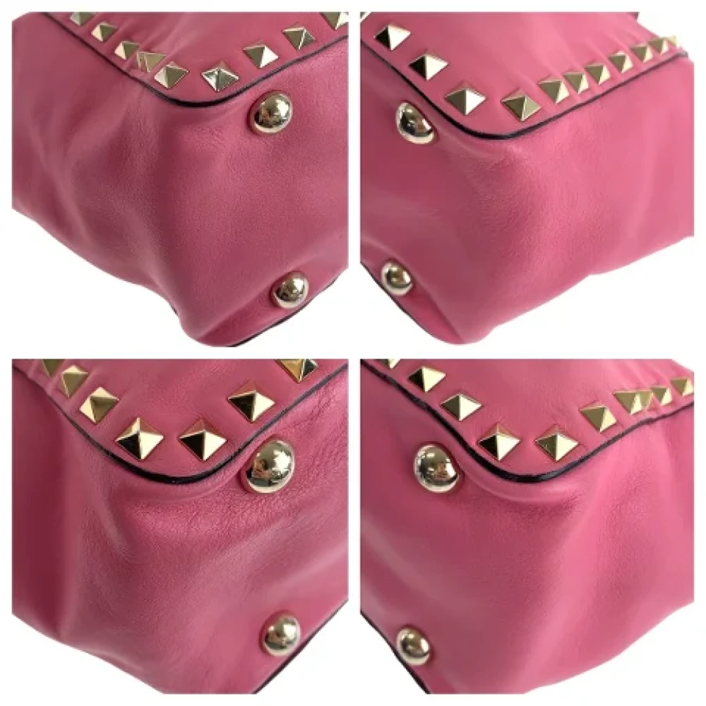 Valentino Vintage Pre-owned Leather handbags Pink Dames