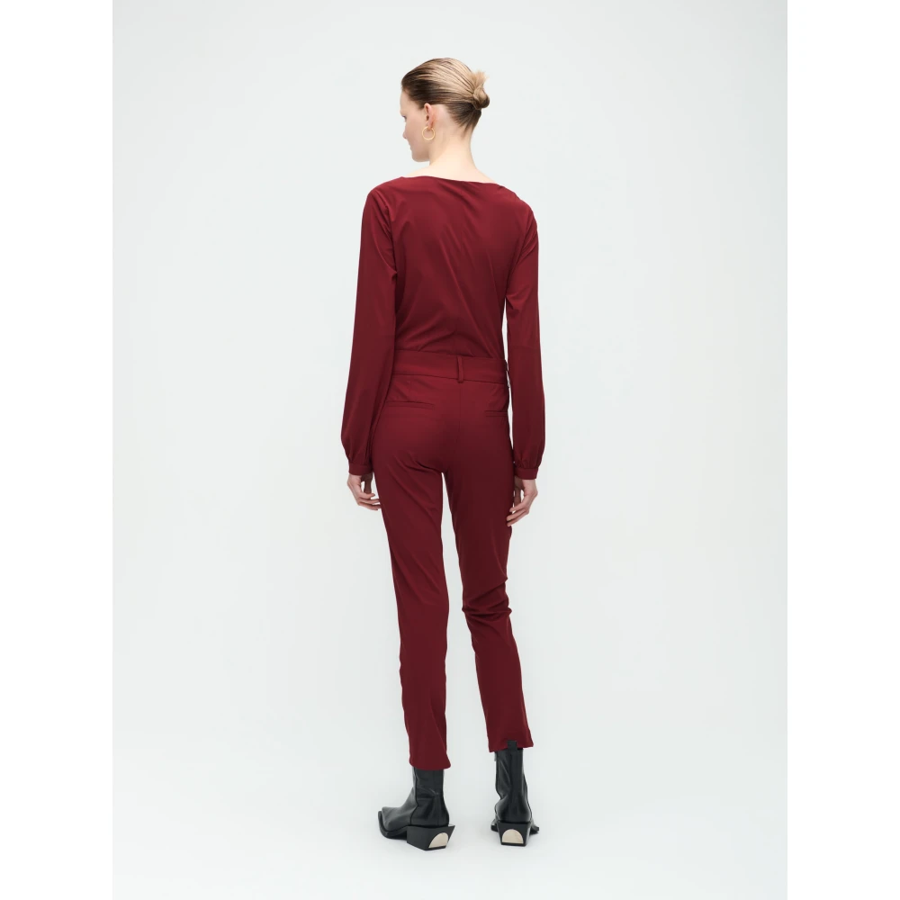 Jane Lushka Nina Top Technical Jersey | Amaranto Red Dames