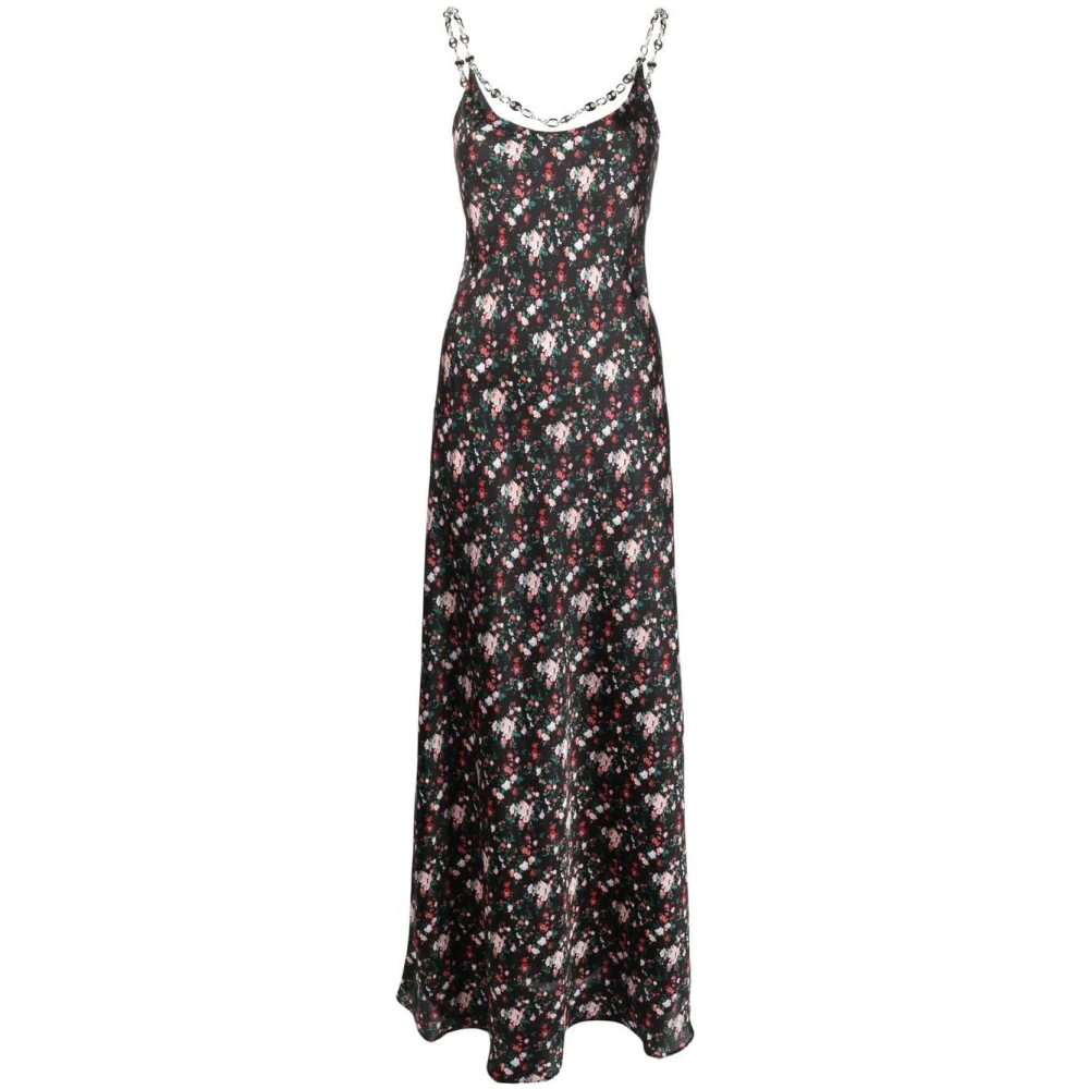Rabanne Women's Black Tank Sleeve Chain Maxi Dress - Maxi Dresses - M - Dresses