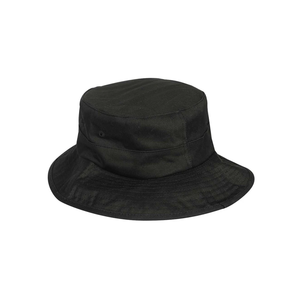 Les Deux Bucket Hat met Contrasterend Kleurlogo Black Heren