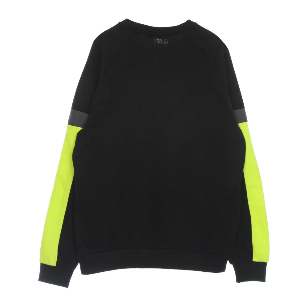 Fila Geblokkeerde Crew Sweatshirt Lichtgewicht Lente Stijl Multicolor Heren