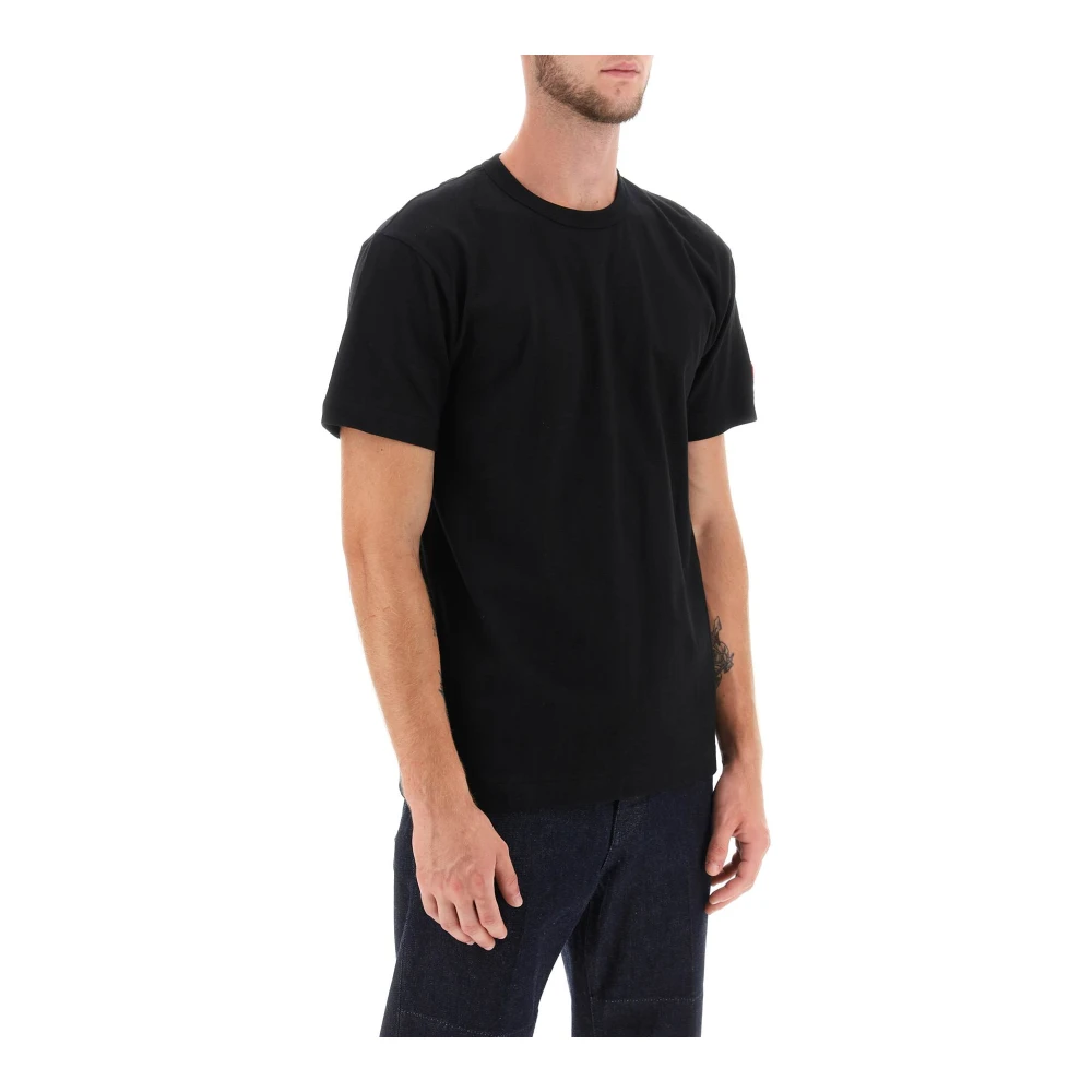 Comme des Garçons Pixel Patch Play T-Shirt Black Heren