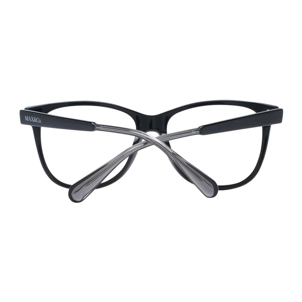 Max & Co Zwarte Ronde Plastic Optische Monturen Black Dames