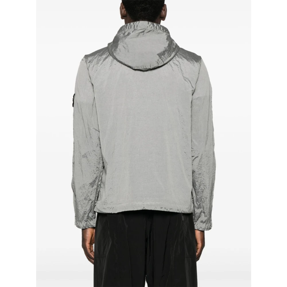 Stone Island Grijze Parka Jas Gray Heren