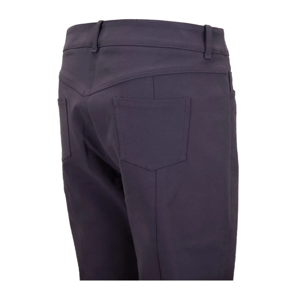 Elisabetta Franchi Rits Knoop Damesbroek Purple Dames