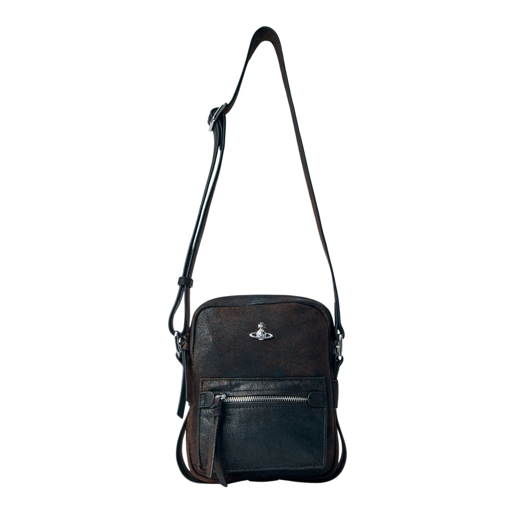 Vivienne Westwood Men's Brown Jackson Crossbody Satchel S - Cross Body Bags - One Size - Bags