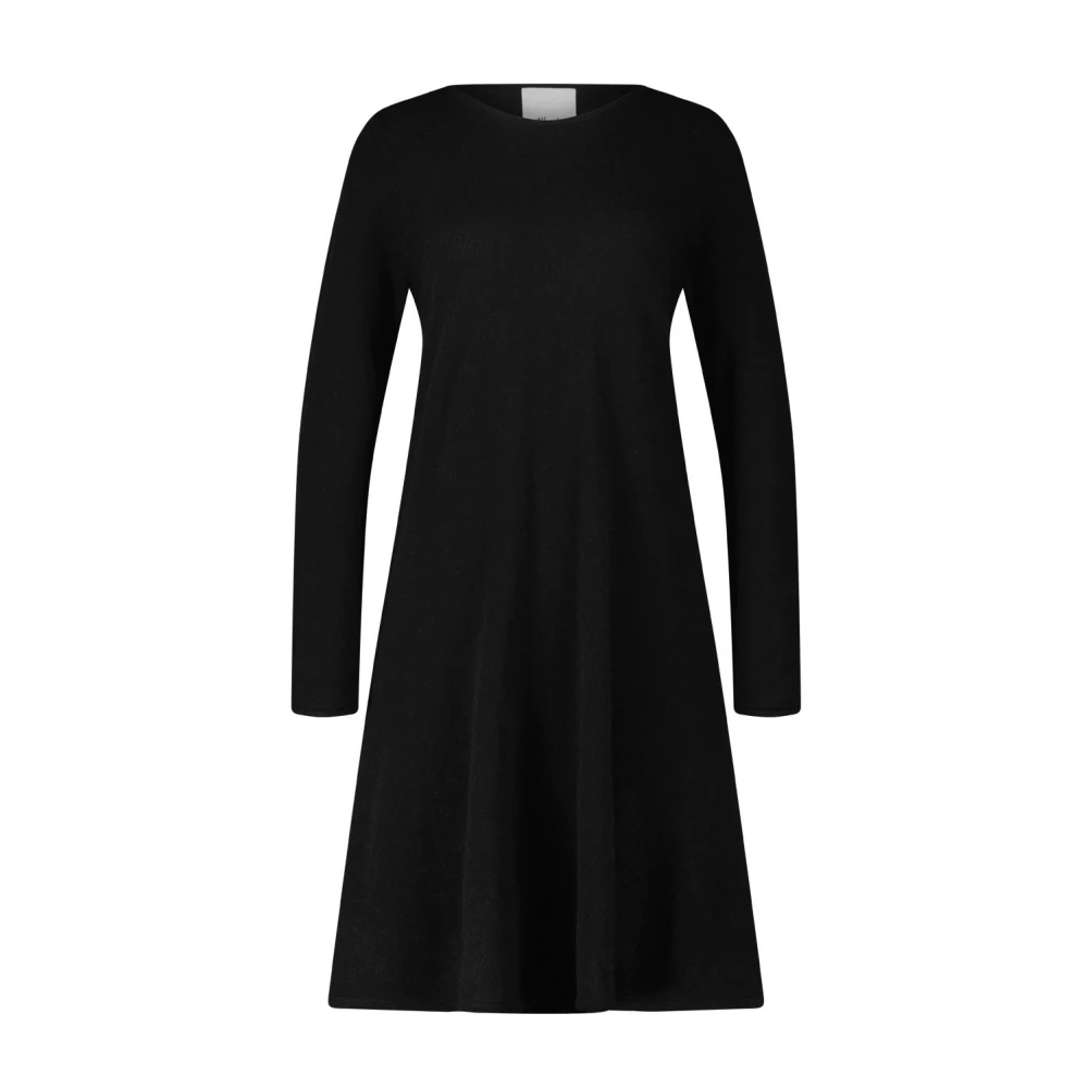 allude Cashmere gebreide jurk Black Dames