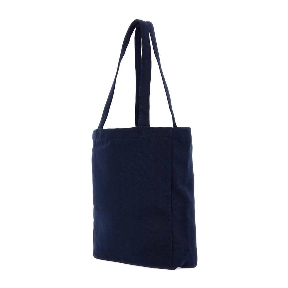 A.p.c. Madame Tote Tas met Rue Madame Borduurwerk Blue Dames