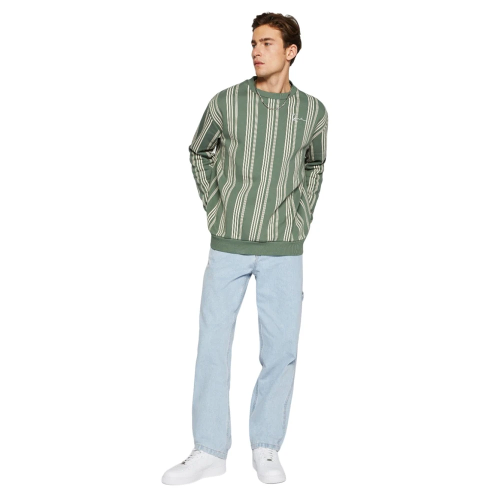 Karl Kani Retro Baggy Workwear Denim Jeans Blue Heren