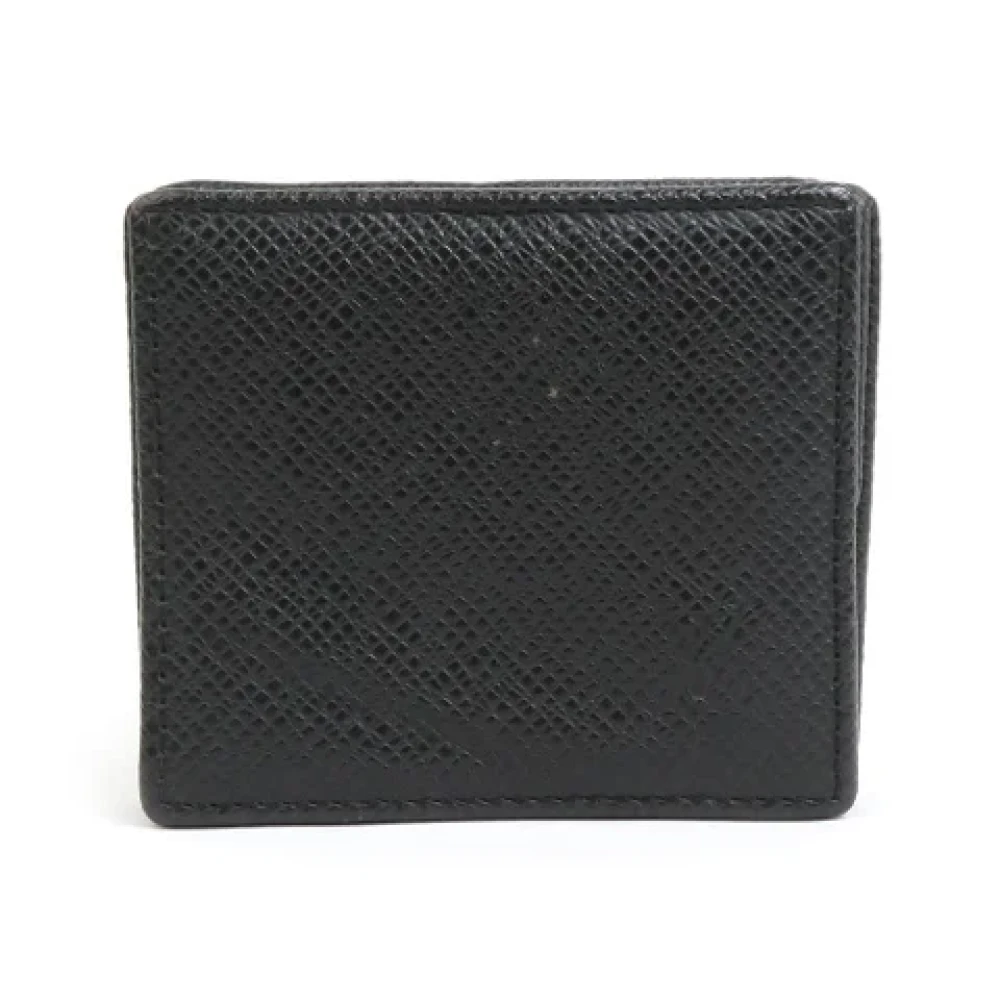 Louis Vuitton Vintage Pre-owned Leather wallets Black Heren