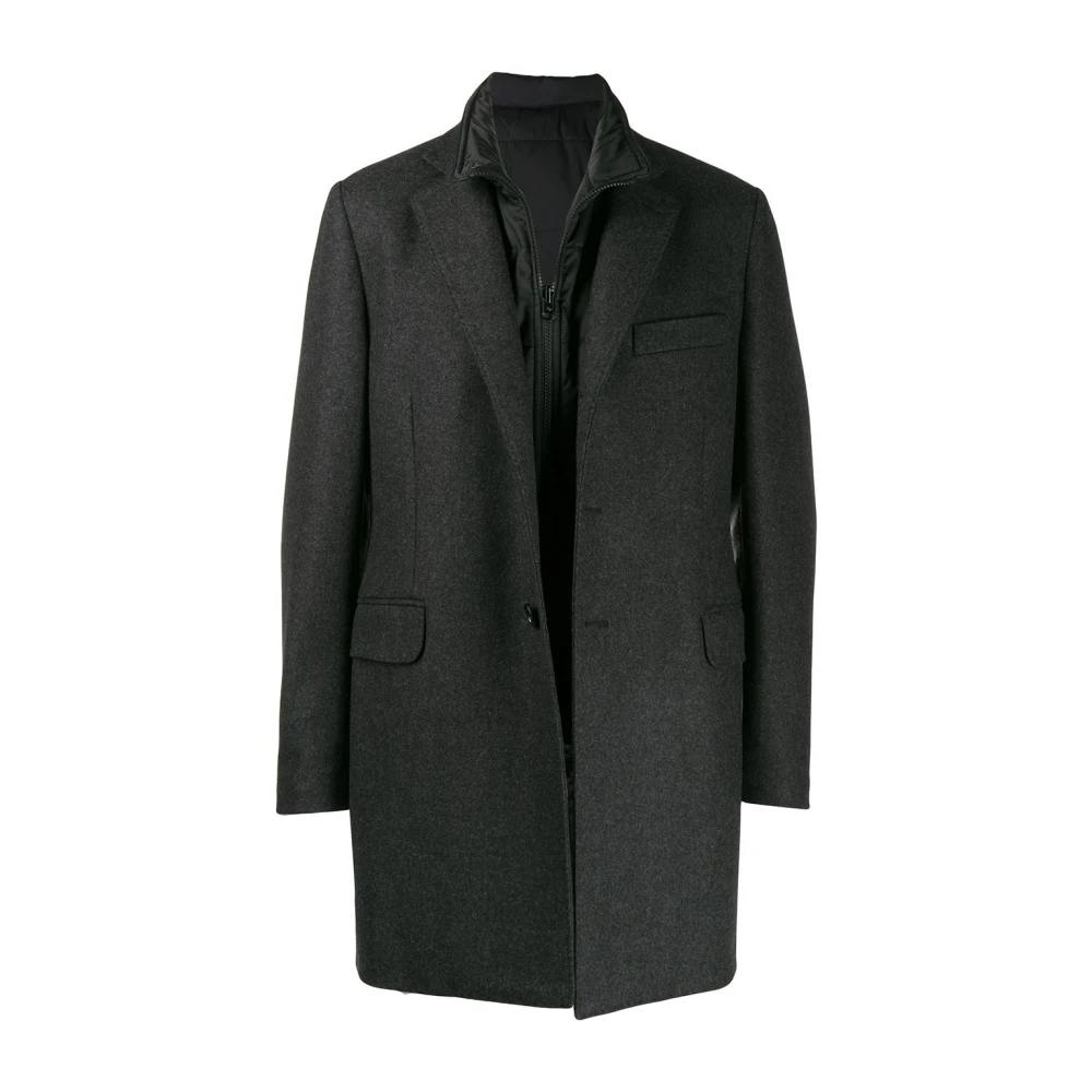 Fay Slim Fit Double-Breasted Jas Gray Heren