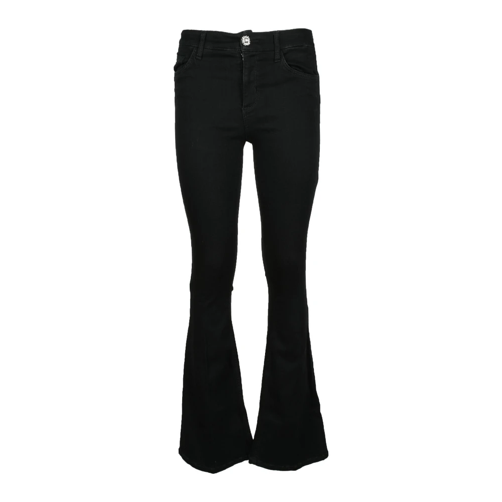 Liu Jo Zwarte Broek voor Vrouwen Black Dames