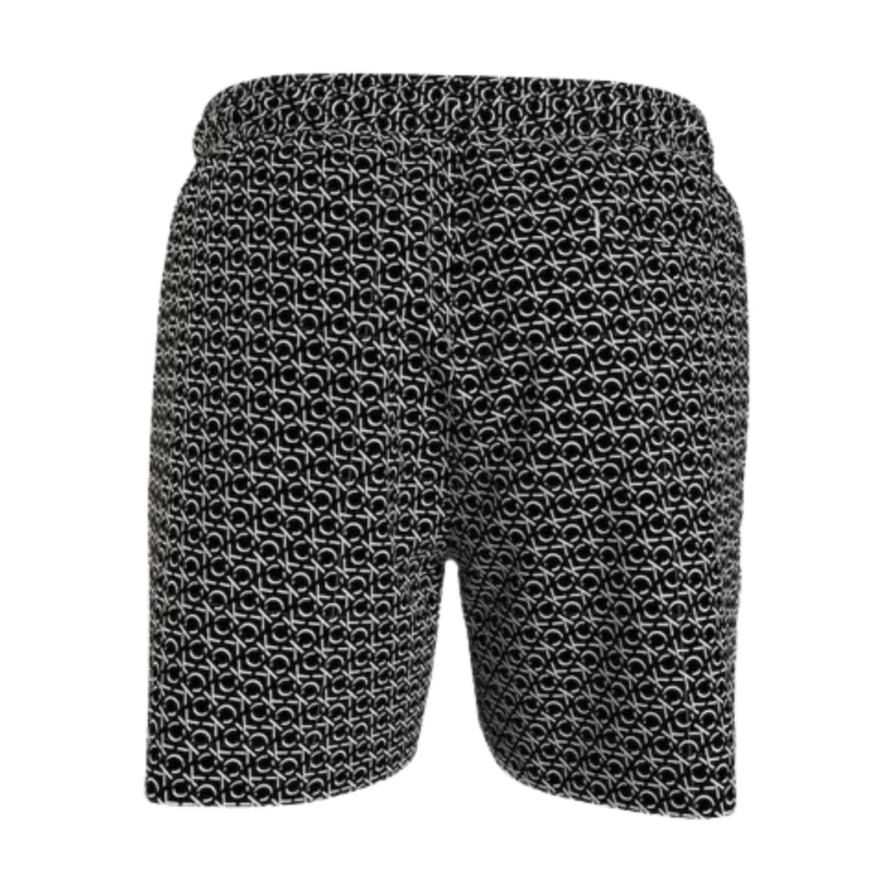 Calvin Klein Heren Print Kostuum met Koord Black Heren