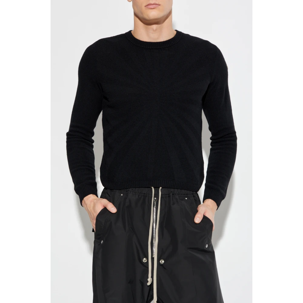 Rick Owens Ronde Hals Knitwear Black Unisex