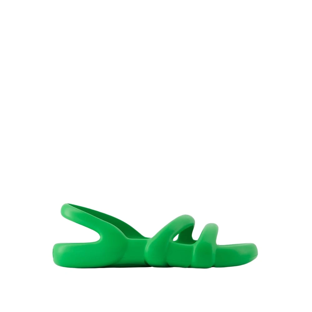 Camper Women's Green Flat Topaz Sandals