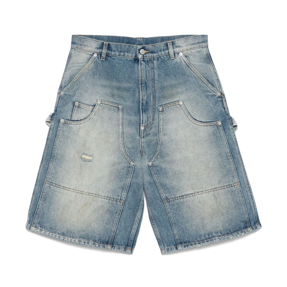 Moschino Blauwe Denim Casual Jeans Blue Heren