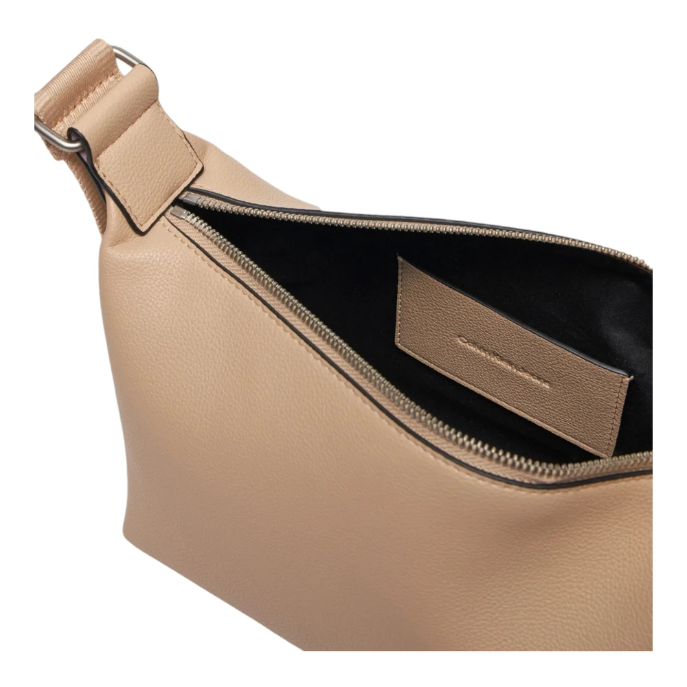 Calvin Klein Webbing Schoudertas Herfst Winter Collectie Beige Dames