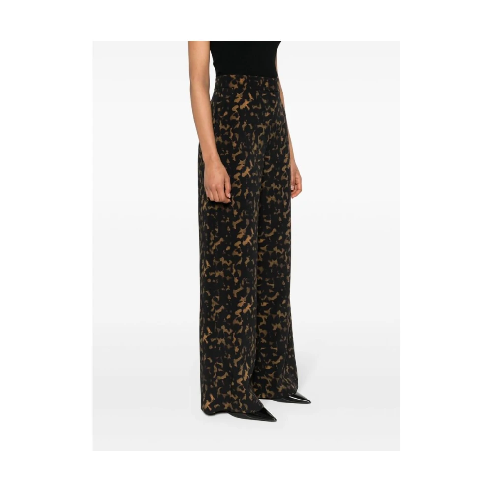 Theory Wide Trousers Black Dames