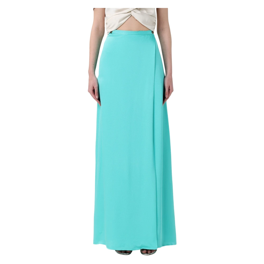 Twinset Vrouw Blauw Lange Rok Met Gonna Lunga Stijl