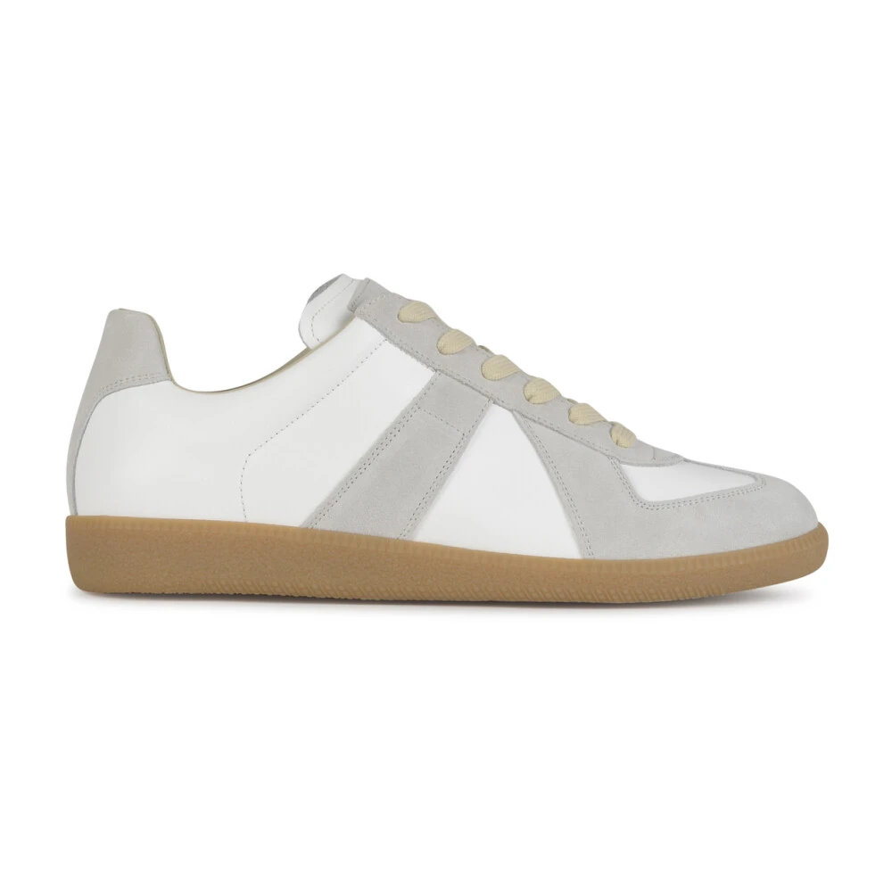 Maison Margiela Men's White Sneakers, 5 Uk, Replica Trainers