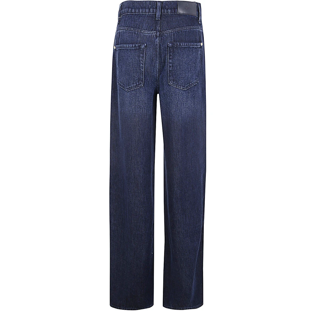 7 For All Mankind Donkerblauwe Stormy Scout Jas Blue Dames