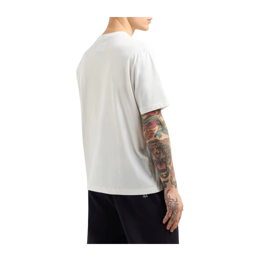 Armani Exchange Klassiek T-shirt met korte mouwen White Heren