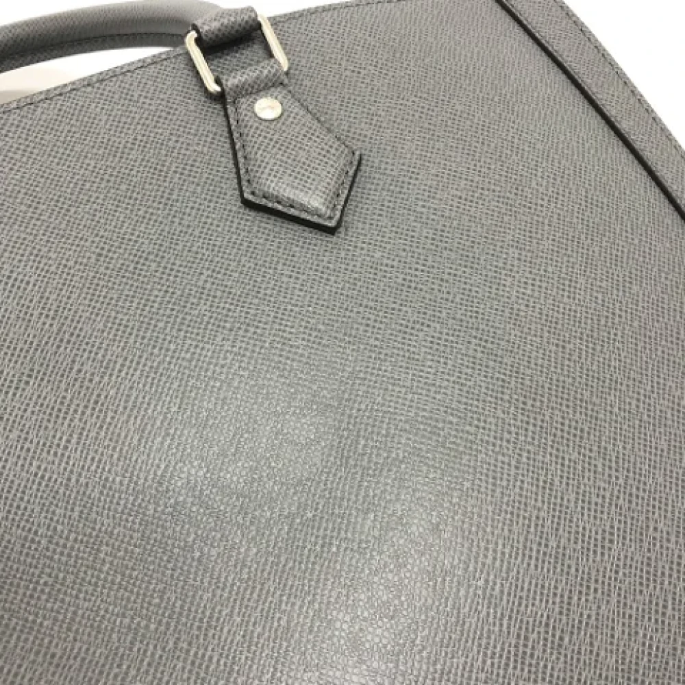 Louis Vuitton Vintage Pre-owned Leather handbags Gray Dames